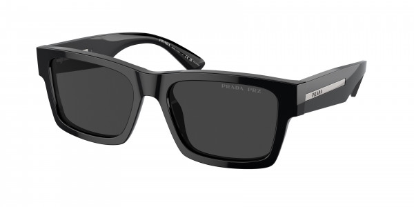 Prada PR 25ZSF Sunglasses, 1AB08G BLACK POLAR BLACK (BLACK)
