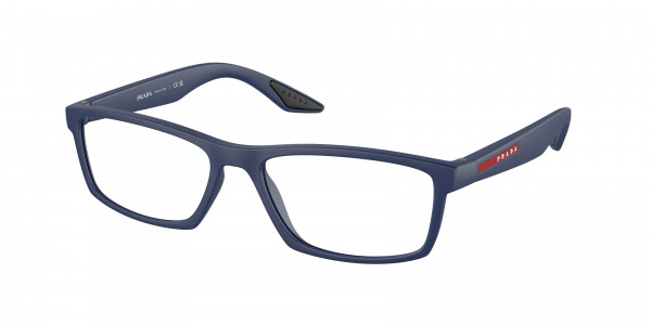 Prada Linea Rossa PS 04PV Eyeglasses, U631O1 BLUE RUBBER (BLUE)