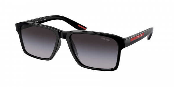 Prada Linea Rossa PS 05YS Sunglasses, 1AB09U BLACK GREY GRADIENT (BLACK)