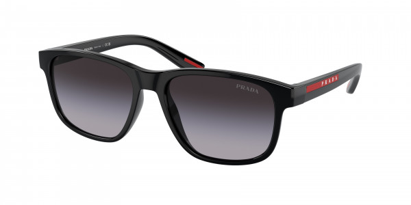 Prada Linea Rossa PS 06YS Sunglasses, 1AB09U BLACK GREY GRADIENT (BLACK)
