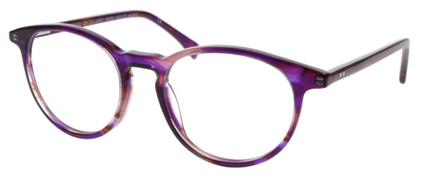 ClearVision DELANEY PARK Eyeglasses, Violet Horn