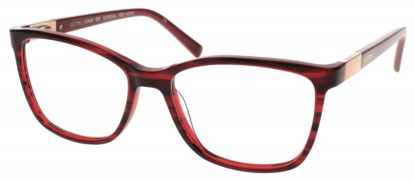 Ellen Tracy DONEGAL Eyeglasses, Red Horn