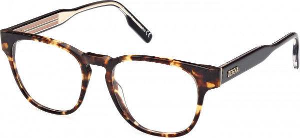 Ermenegildo Zegna EZ5261 Eyeglasses, 054 - Dark Havana / Shiny Black