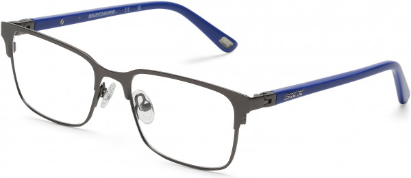 Skechers SE1203 Eyeglasses, 006 - Shiny Dark Nickeltin