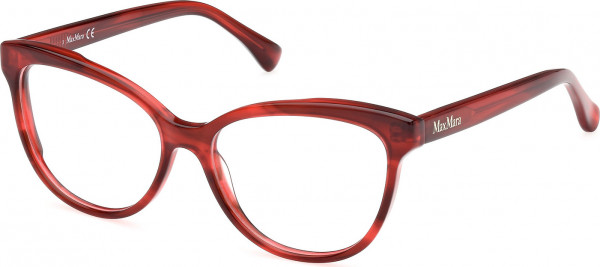 Max Mara MM5093 Eyeglasses, 068 - Red/Striped / Red/Striped