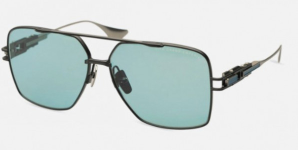 DITA GRAND-EMPERIK Sunglasses, Matte Black - Antique Silver DTS159-A-02