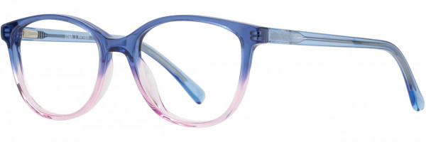 db4k Joslyn Eyeglasses, 2 - Denim / Ice Pink