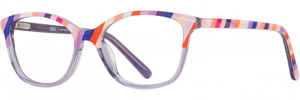 db4k Lilliana Eyeglasses, 2 - Coral / Purple