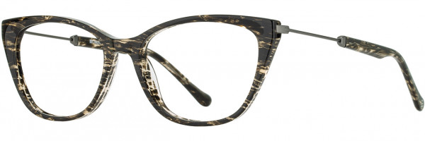 Cinzia Designs Cinzia Ophthalmic 5162 Eyeglasses, 1 - Black Demi / Graphite