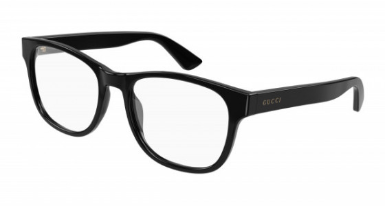 Gucci GG1344O Eyeglasses, 001 - BLACK with TRANSPARENT lenses