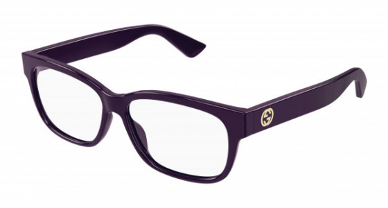 Gucci GG1341O Eyeglasses, 004 - BURGUNDY with TRANSPARENT lenses
