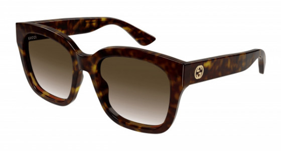 Gucci GG1338SK Sunglasses, 002 - HAVANA with BROWN lenses