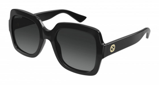 Gucci GG1337S Sunglasses, 002 - BLACK with GREY polarized lenses