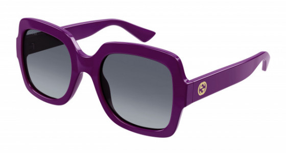 Gucci GG1337S Sunglasses, 007 - BURGUNDY with GREY lenses