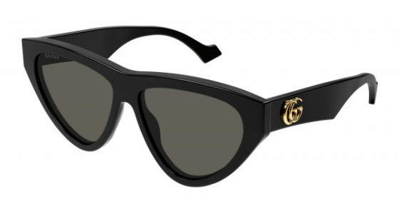 Gucci GG1333S Sunglasses, 001 - BLACK with GREY lenses