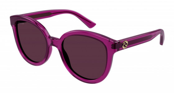 Gucci GG1315S Sunglasses, 004 - PINK with RED lenses