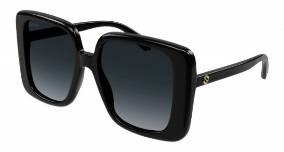 Gucci GG1314S Sunglasses, 001 - BLACK with GREY lenses