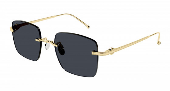 Cartier CT0403S Sunglasses, 002 - GOLD with GREY lenses