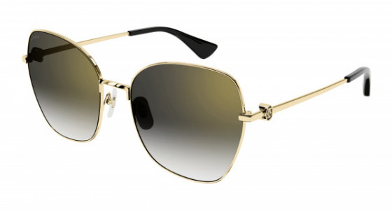 Cartier CT0402S Sunglasses, 001 - GOLD with GREY lenses