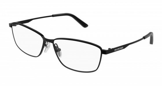 Balenciaga BB0283O Eyeglasses, 001 - BLACK with TRANSPARENT lenses
