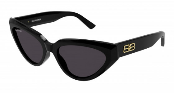 Balenciaga BB0270S Sunglasses, 001 - BLACK with GREY lenses