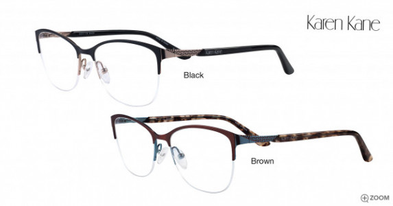 Karen Kane Sorrel Eyeglasses, Brown