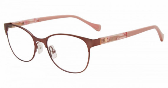 Lucky Brand VLBD736 Eyeglasses, PINK HORN (0PIN)