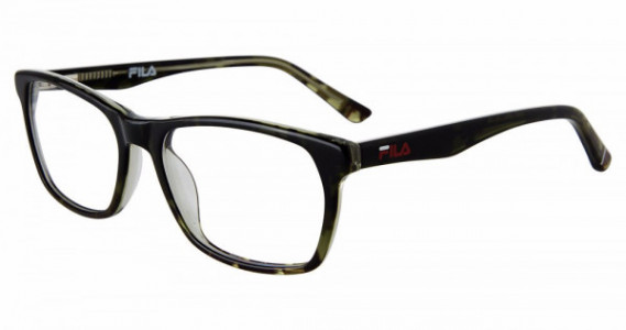 Fila VFI573L Eyeglasses, MIMETIC GREEN-0VAN