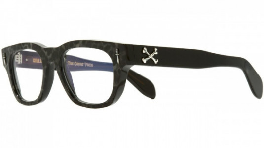 Cutler and Gross GFOP00353ICS Eyeglasses, (005) LEOPARD ON BLACK