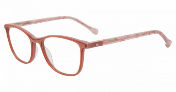 Lucky Brand VLBD735 Eyeglasses, PINK HORN (0PIN)