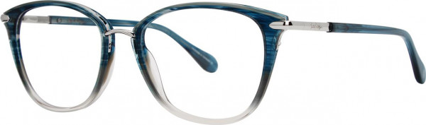 Lilly Pulitzer Lydia Eyeglasses, Teal Horn