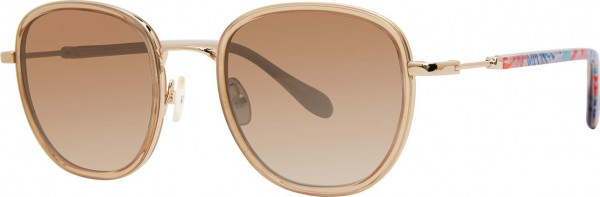 Lilly Pulitzer Monaco Sunglasses, Gold Shimmer