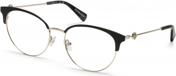 Kenneth Cole New York KC0358 Eyeglasses, 005 - Matte Black / Shiny Pale Gold