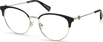 Kenneth Cole New York KC0358 Eyeglasses, 005 - Matte Black / Shiny Pale Gold