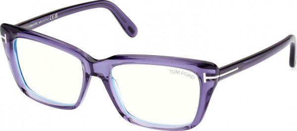 Tom Ford FT5894-B Eyeglasses, 081 - Shiny Violet / Shiny Violet