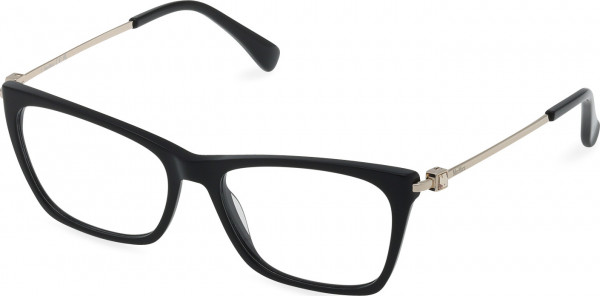 Max Mara MM5128 Eyeglasses, 001 - Shiny Black / Shiny Black