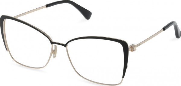 Max Mara MM5130 Eyeglasses, 001 - Shiny Black / Shiny Black