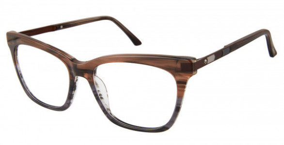 Kay Unger NY K267 Eyeglasses, brown