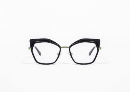 Mad In Italy Callas Eyeglasses, C04 - Black Green