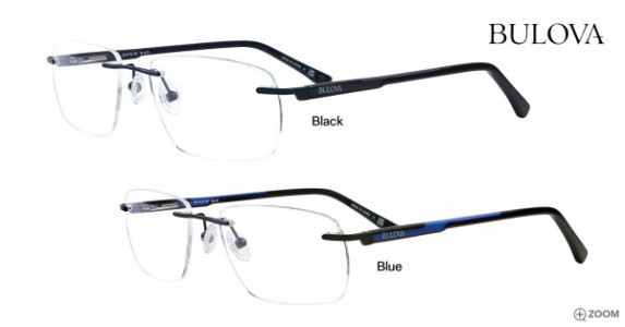 Bulova Oshkosh Eyeglasses, Black