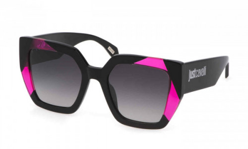 Just Cavalli SJC021V Sunglasses, BLACK (700Y)