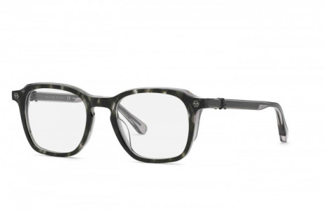 Philipp Plein VPP059V Eyeglasses, GREY/CRYSTAL -0AHU