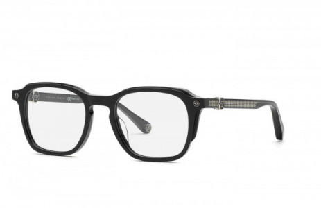 Philipp Plein VPP059M Eyeglasses, SHINY BLACK -0700