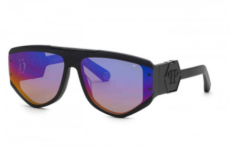 Philipp Plein SPP093M Sunglasses, SANDBLASTED BLACK -703V