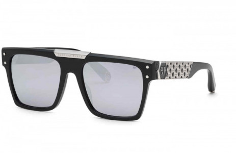 Philipp Plein SPP080 Sunglasses, SHINY BLACK -700W