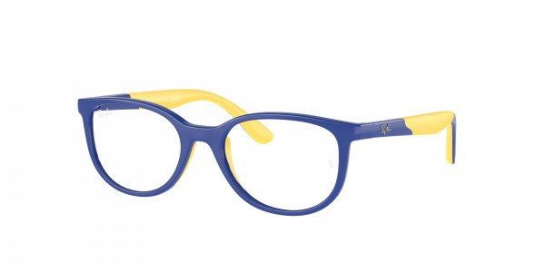 Ray-Ban Junior RY1622 Eyeglasses, 3929 LIGHT BLU + RUBBER YELLOW (BLUE)