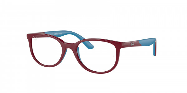 Ray-Ban Junior RY1622 Eyeglasses, 3934 BORDEAUX ON RUBBER BLU (RED)