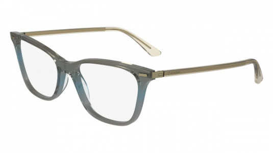 Calvin Klein CK23544 Eyeglasses, (334) TRANSPARENT KHAKI/AZURE/GREY