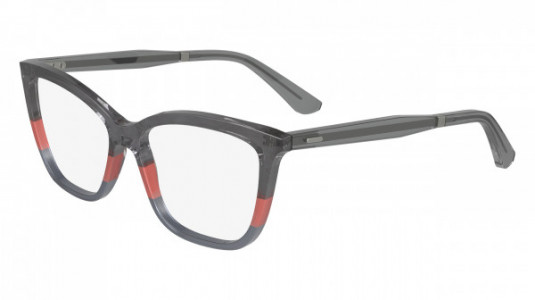 Calvin Klein CK23545 Eyeglasses, (029) STRIPED GREY/CORAL/GREY