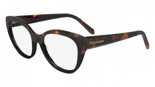 Ferragamo SF2970 Eyeglasses, (241) TORTOISE/BLACK